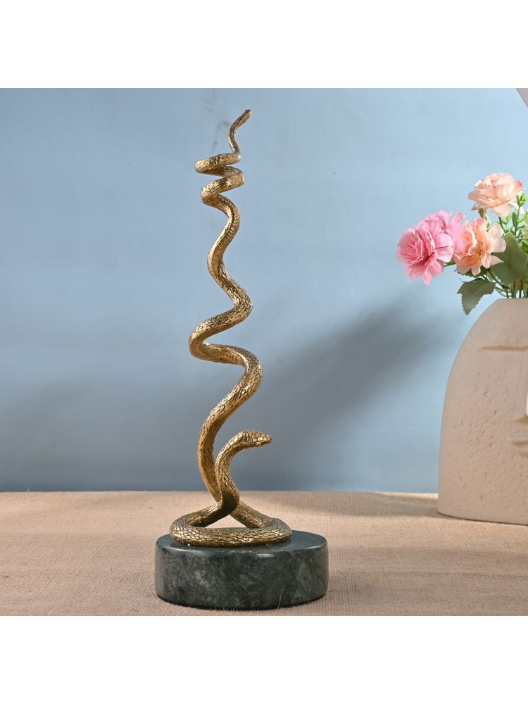 Gibox Medusa Candle Stand Aluminium Marble Base Reptile Design Votive Holdersation-image-5