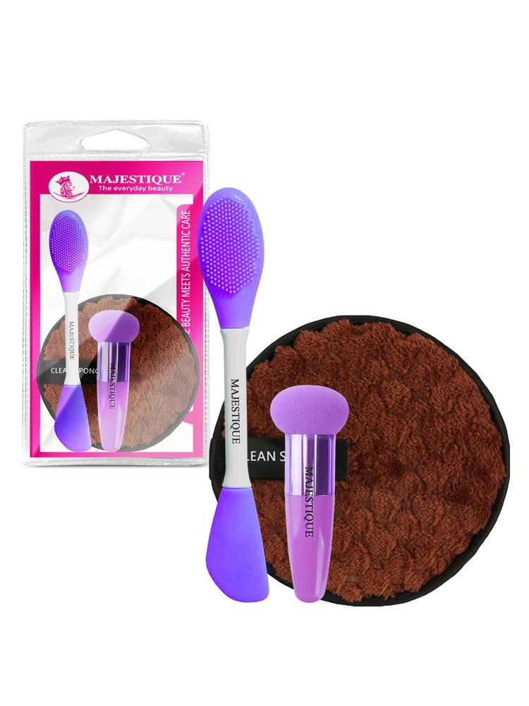 Majestique Face Cleansing Pad, Mushroom Blender and Facial Applicator - Multicolor-picture-26