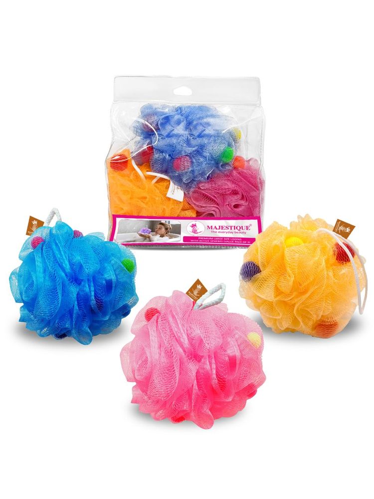 Majestique Premium Large Size Loofas - Pack of 3-image-5