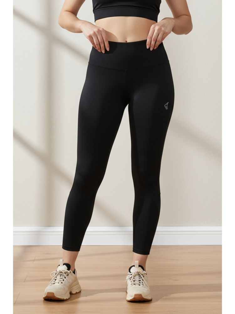 Zivame All Day Performance Quick Dry Gym Black Leggings-picture-17