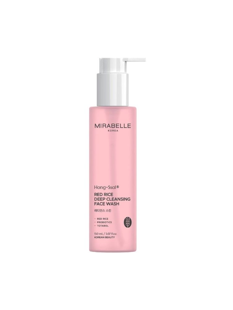 Mirabelle Korea Red Rice Deep Cleansing Face Wash-image-7