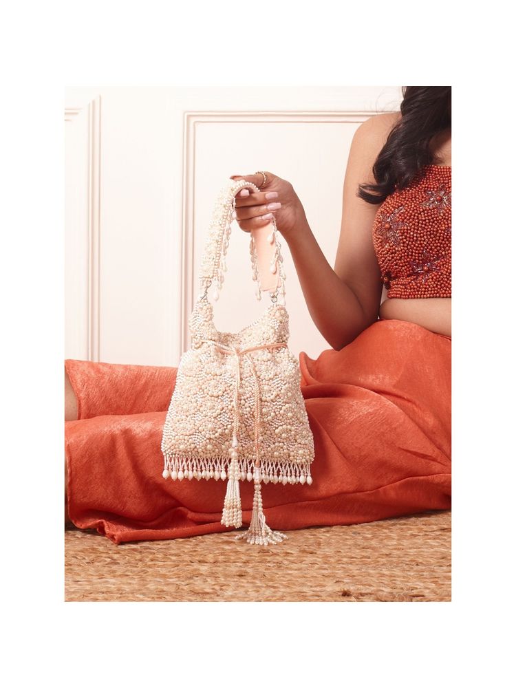 FOREVER NOOR Paisley Potli Bag