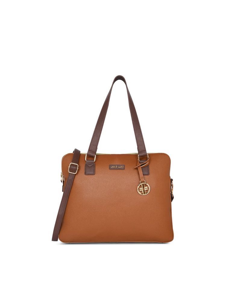 Lavie Luxe Women's Mento Laptop Bag (Tan) (L)