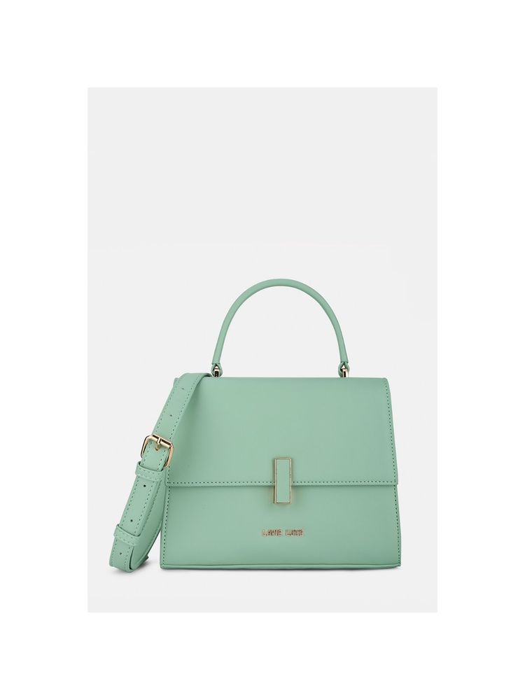 Lavie Luxe Women's Merci Small flap Satchel (Mint) (M)-picture-27