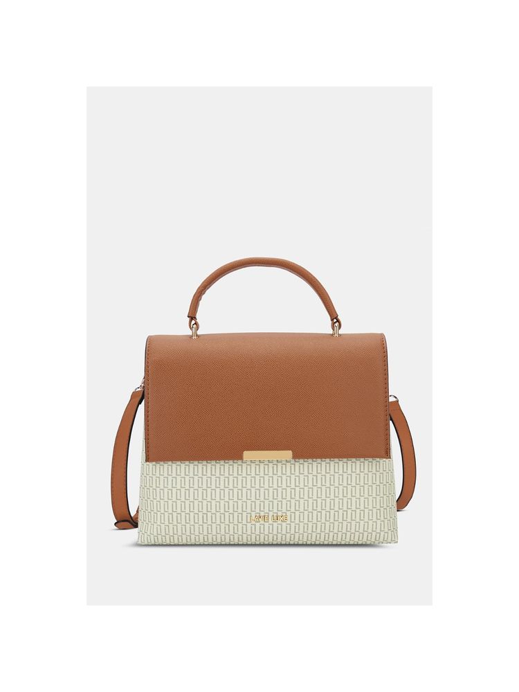 Lavie Luxe Women's Mono Marsh handbag (Off White) (M)-picture-31