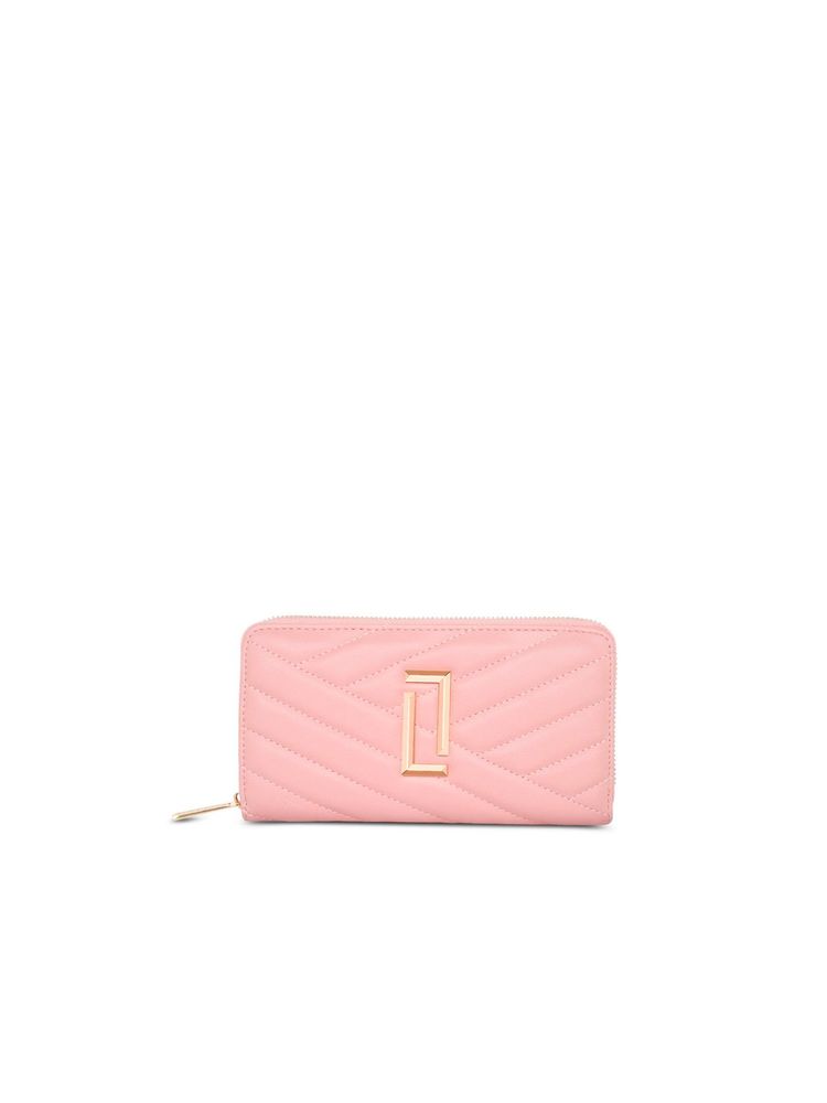 Lavie Luxe Cross Quilt Women's Zip Around Wallet (Lt Pink) (L)-picture-26