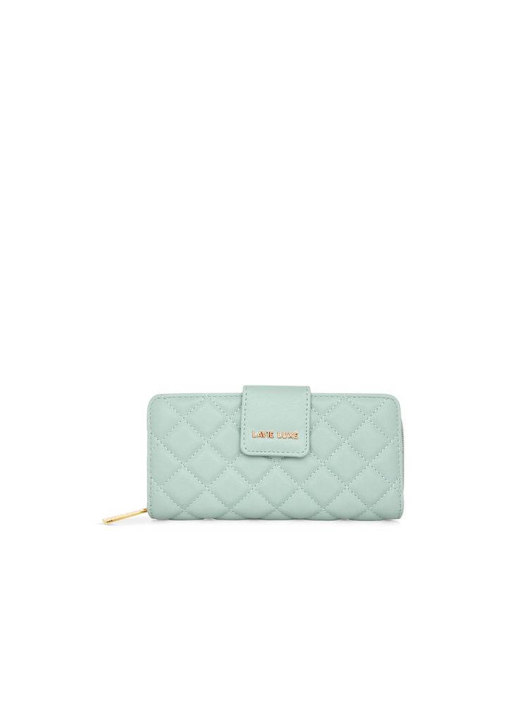 Lavie Luxe Diamond Women's Bifold Wallet (Mint) (L)-picture-21