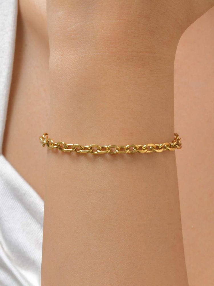 Jewels Galaxy Gold Plated Stainless Steel Anti-Tarnish Rope Style Wraparound Bracelet-picture-37