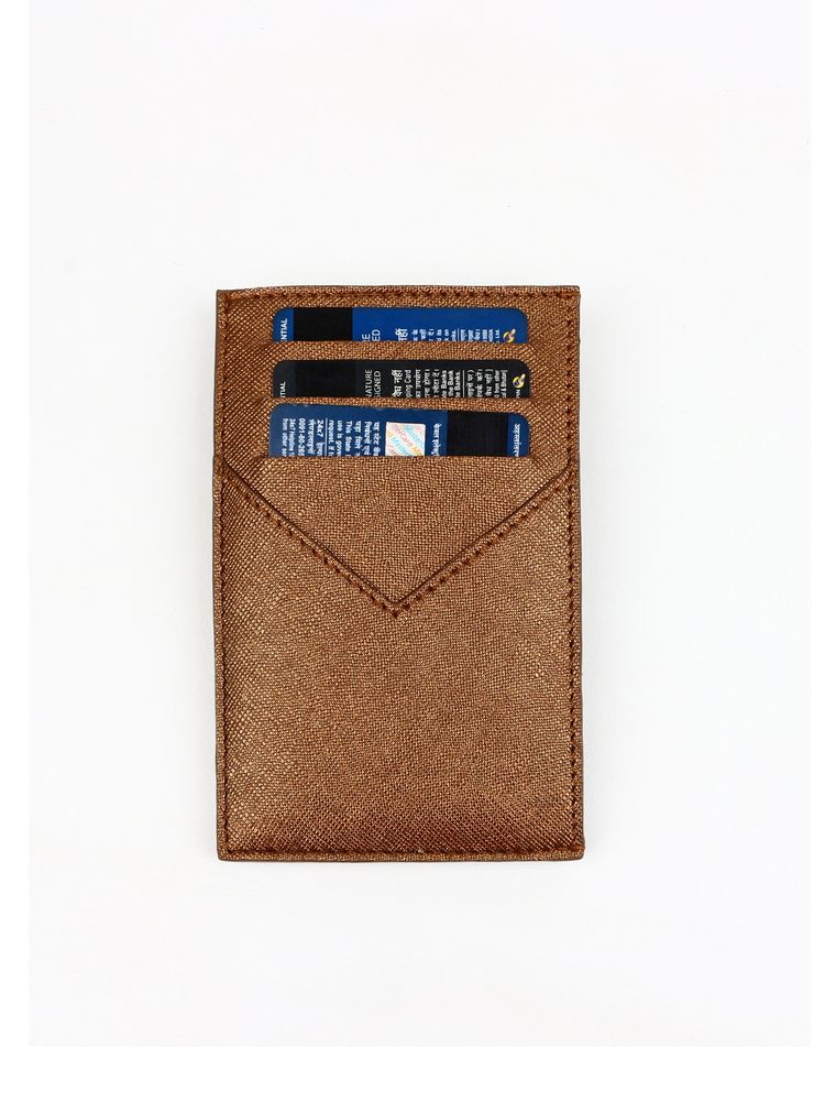 The House Of Ganges Unisex Altis Vegan Leather Card Holder-Tan (S)-picture-25