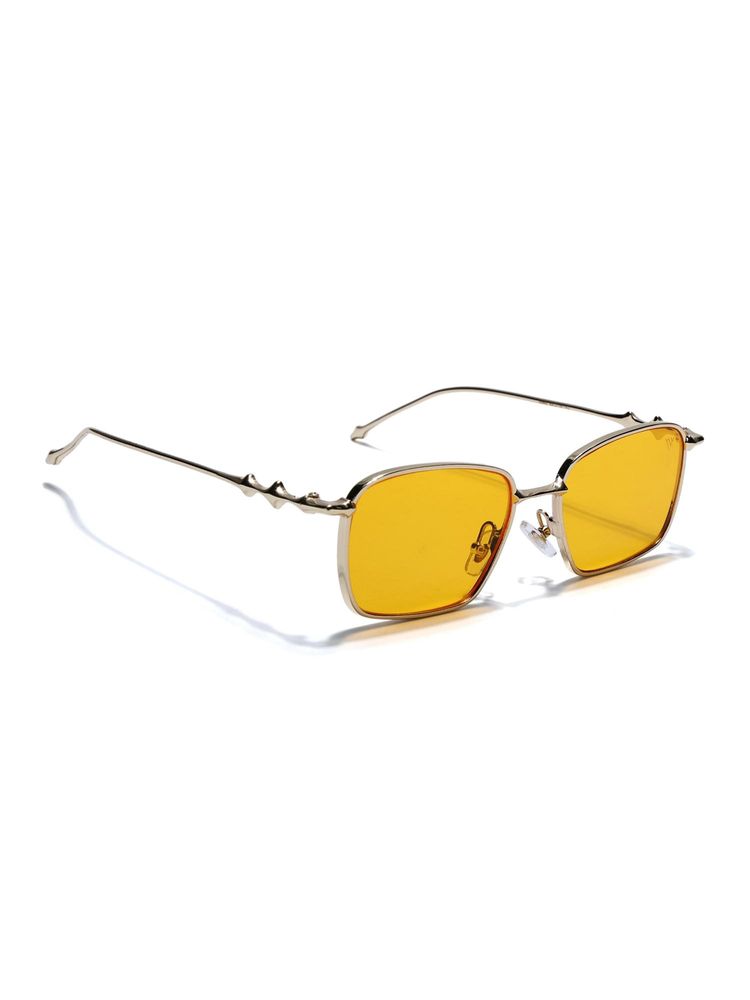Voyage Unisex UV Protected Yellow Lens Sunglasses - MG7821 (53)-picture-2