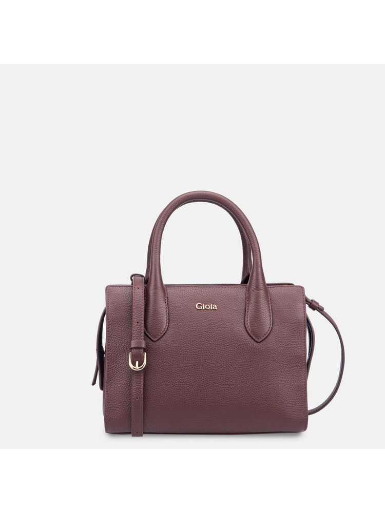 Gioia Brown Bella Medium Handbag-image-49