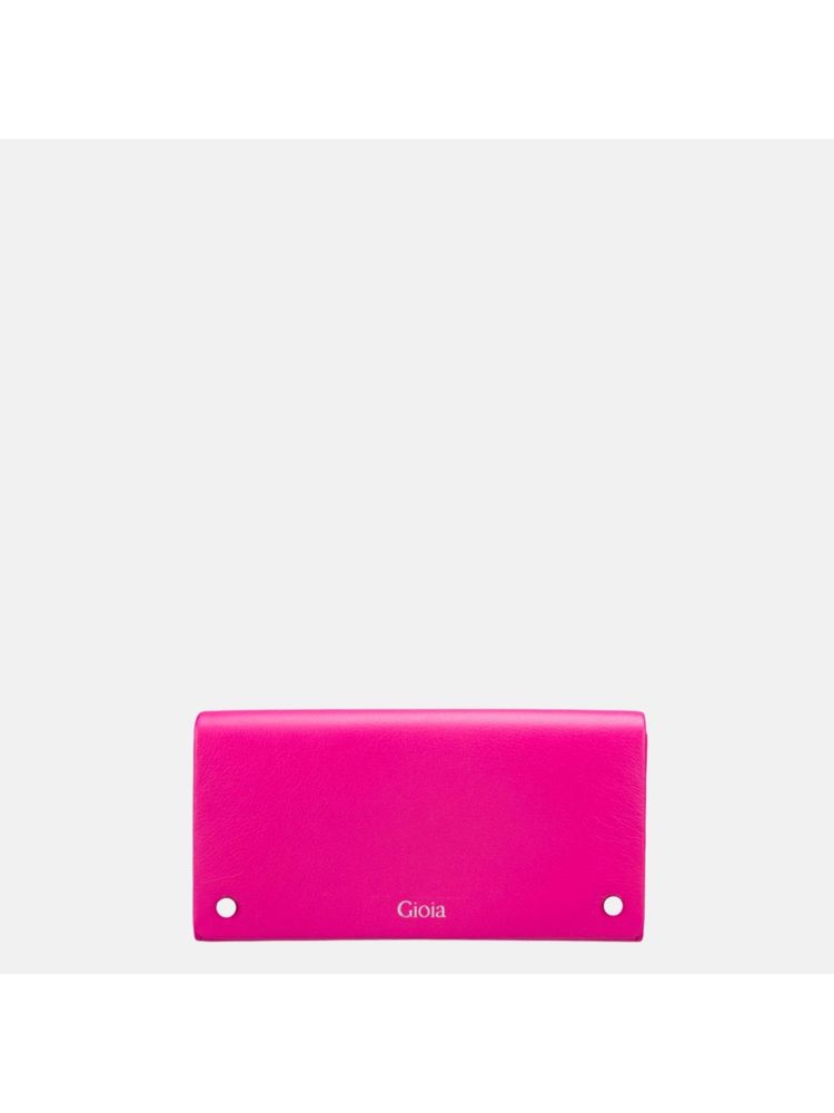 Gioia Pink Felicita Flapover Clutch-image-42