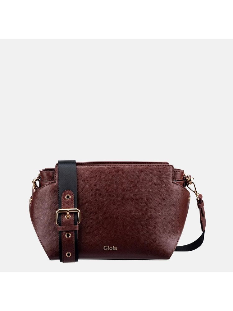 Gioia Brown Valeria Medium Multiway Crossbody Bag-image-21