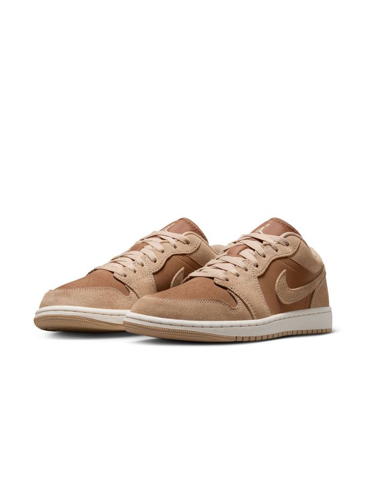 Nike Air Jordan 1 Low Womens Brown Sneakers