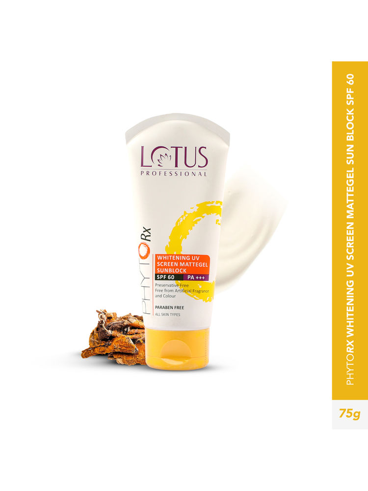 Lotus Herbals PhytoRx Whitening UV Screen Mattegel Sunblock SPF 60 PA+++-picture-17