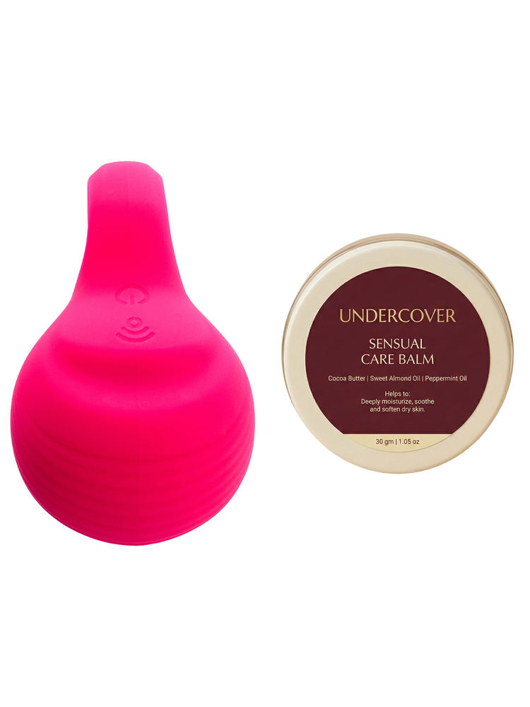 Undercover Big O Palm Vibrator & Sensual Care Balm Intimate Wellness Combo-picture-41