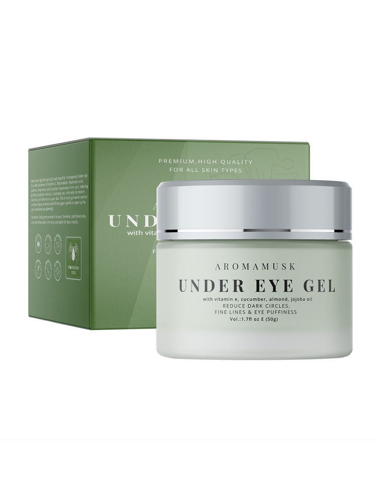AromaMusk Under Eye Gel with Vitamin E & Cucumber-picture-11