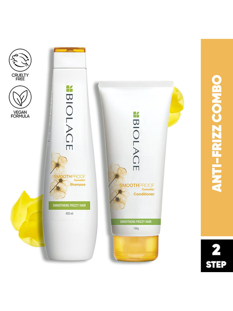 Matrix Biolage Deep Smoothing Shampoo + Deep Smoothing Conditioner Combo For Frizzy Hair