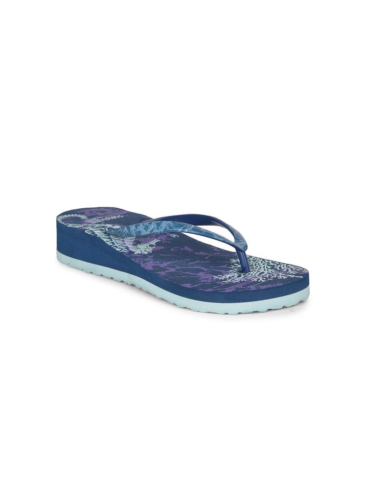 Bata Womens Stylish and Comfortable Thong Flipflops - Blue-picture-38