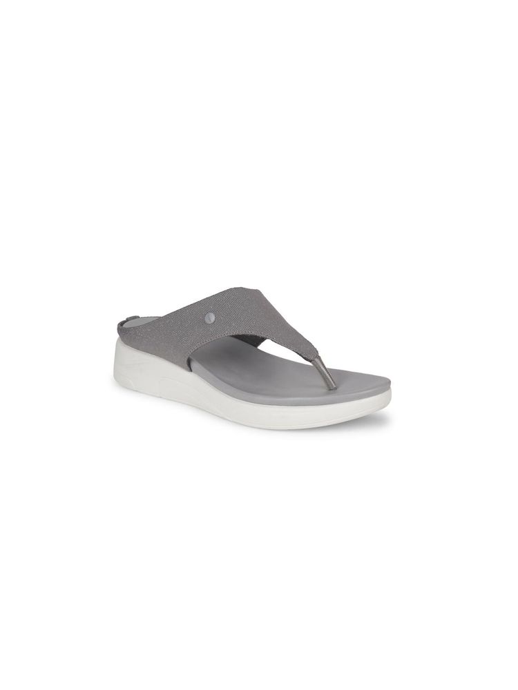 Bata Comfit Womens Stylish and Comfortable Thong Sandals - Grey-picture-17