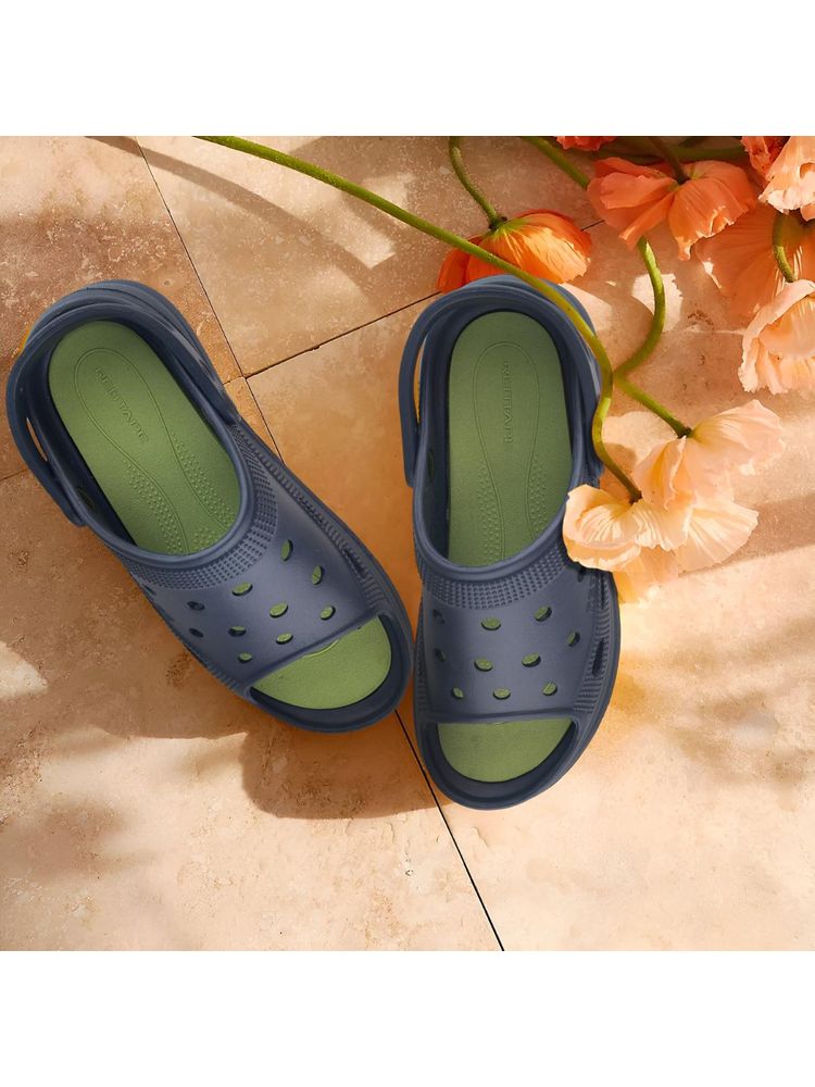 Red Tape Womens EVA Comfort Clogs - Navy Blue-image-30