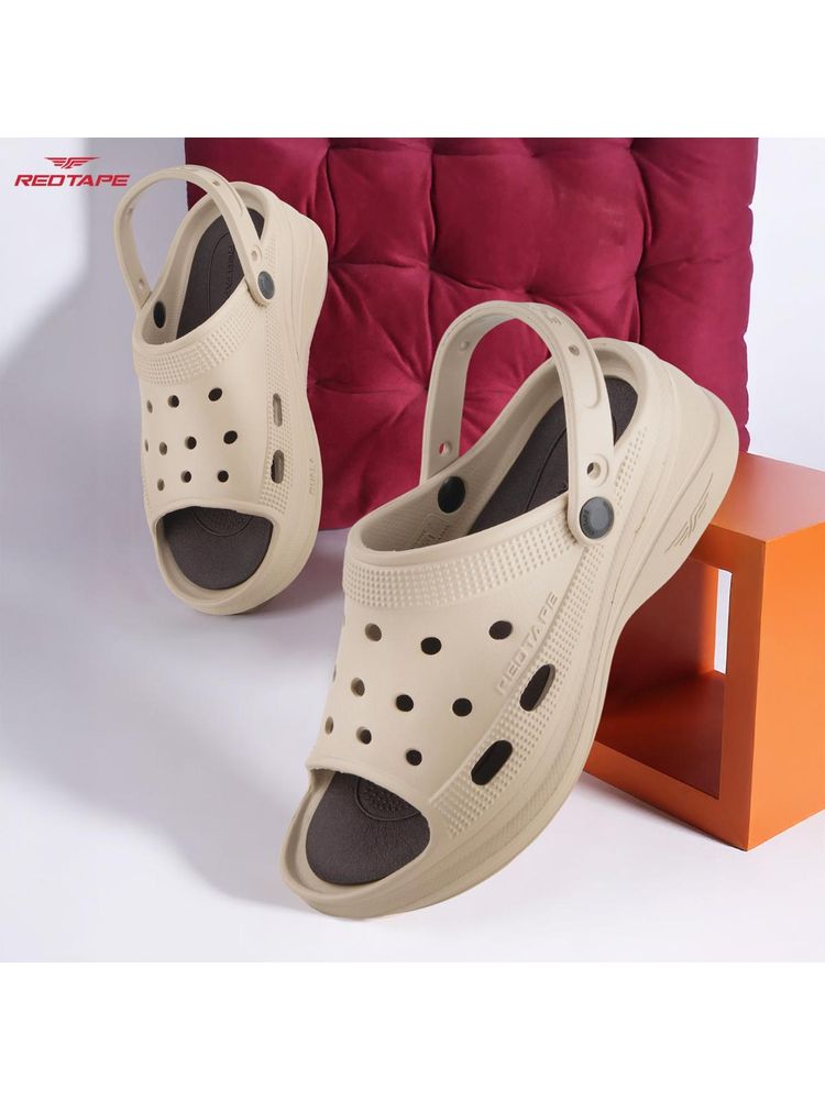 Red Tape Womens EVA Comfort Clogs - Beige-picture-38