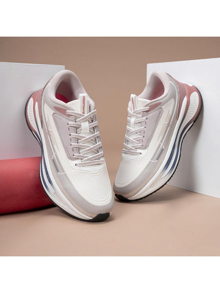 Red Tape Women Textured Red and Blue Athleisure Running Shoes-image-39