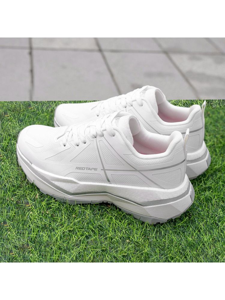 Red Tape ETPU Women Mars Textured White Athleisure Running Shoes-image-11