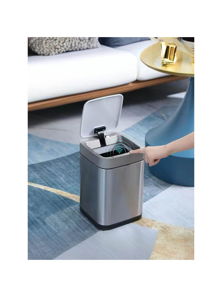 The Better Home Silver Automatic Sensor Dustbin, 6L-image-39