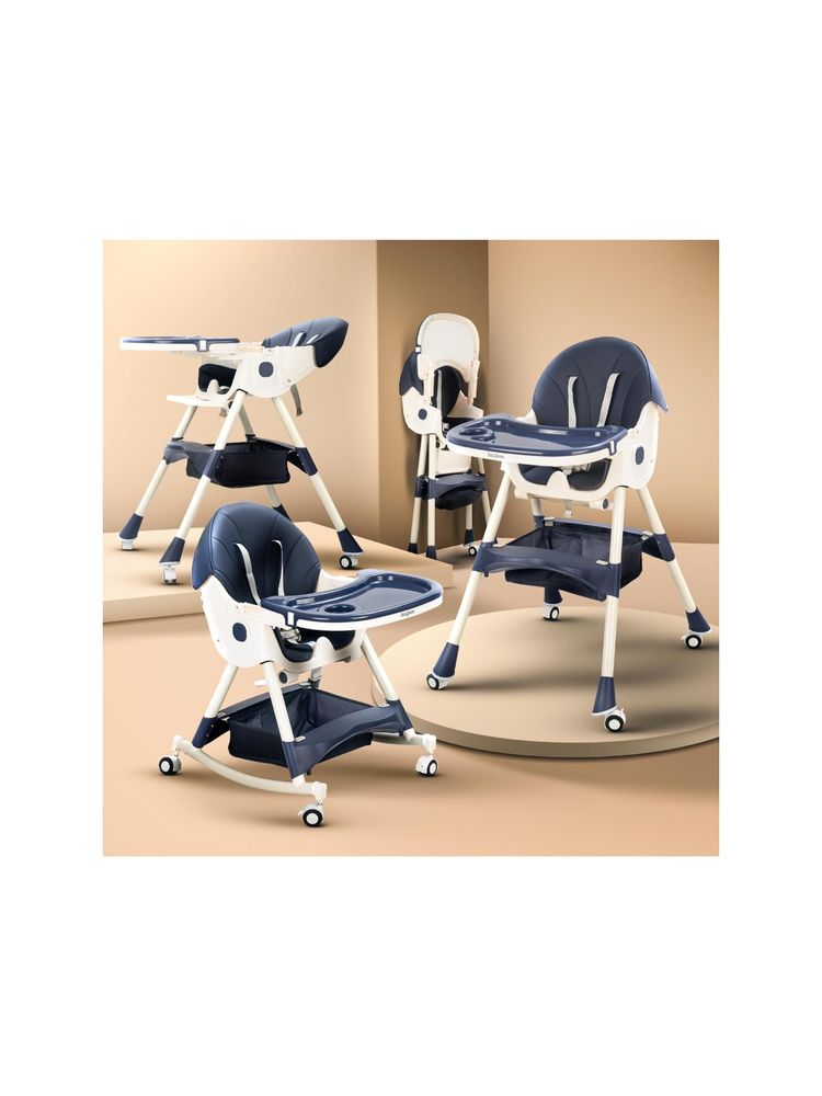 BAYBEE Blue Throne 4 In 1 High Chair For Baby (18-24 Months)-picture-15