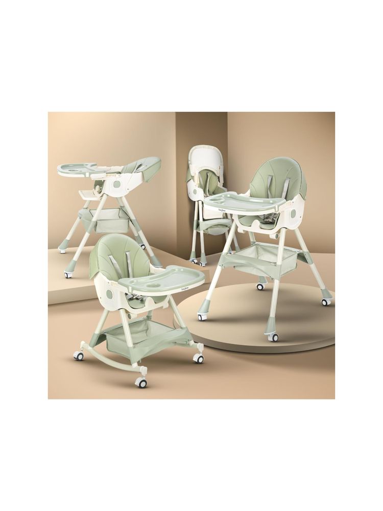 BAYBEE Green Throne 4 In 1 High Chair For Baby (18-24 Months)-picture-17