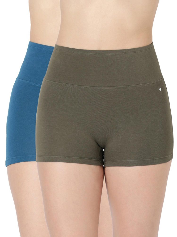 BLOSSOM Tummy Shorts Multi-Color (Pack of 2) (Pack of 2)