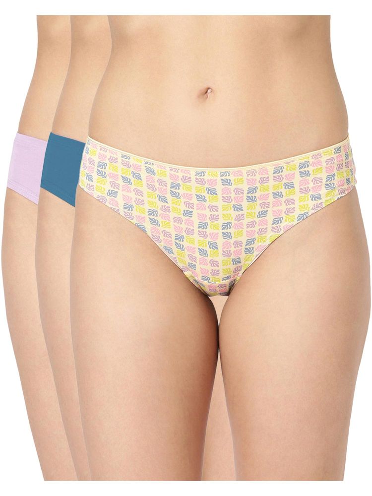 BLOSSOM Multi-Color Mulberry Panty (Pack of 3) (Pack of 3)-picture-23