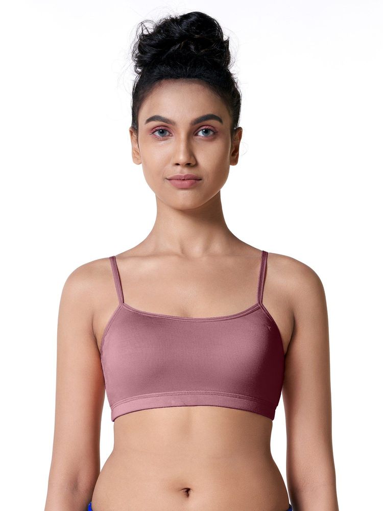 BLOSSOM Single Layered Cotton Slip On Beginners Bra Starters Lavender-image-44