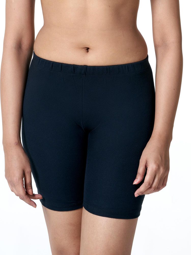 BLOSSOM Women's 100% Cotton Mid Thigh Shorties-image-14