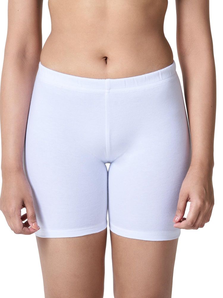 BLOSSOM Women's 100% Cotton Mid Thigh Shorties-image-11