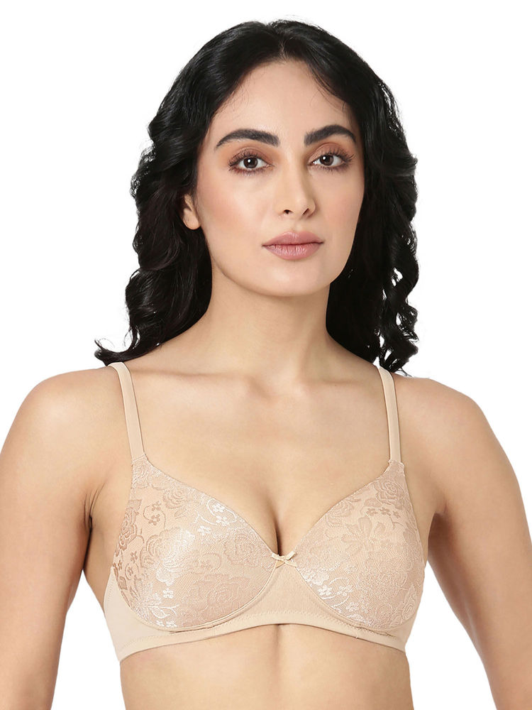 BLOSSOM Floral Solace T-Shirt Bra Nude-image-29