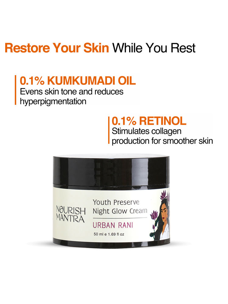 Nourish Mantra Urban Youth Preserve Night Glow Cream for Youthful-Looking Skin-picture-28