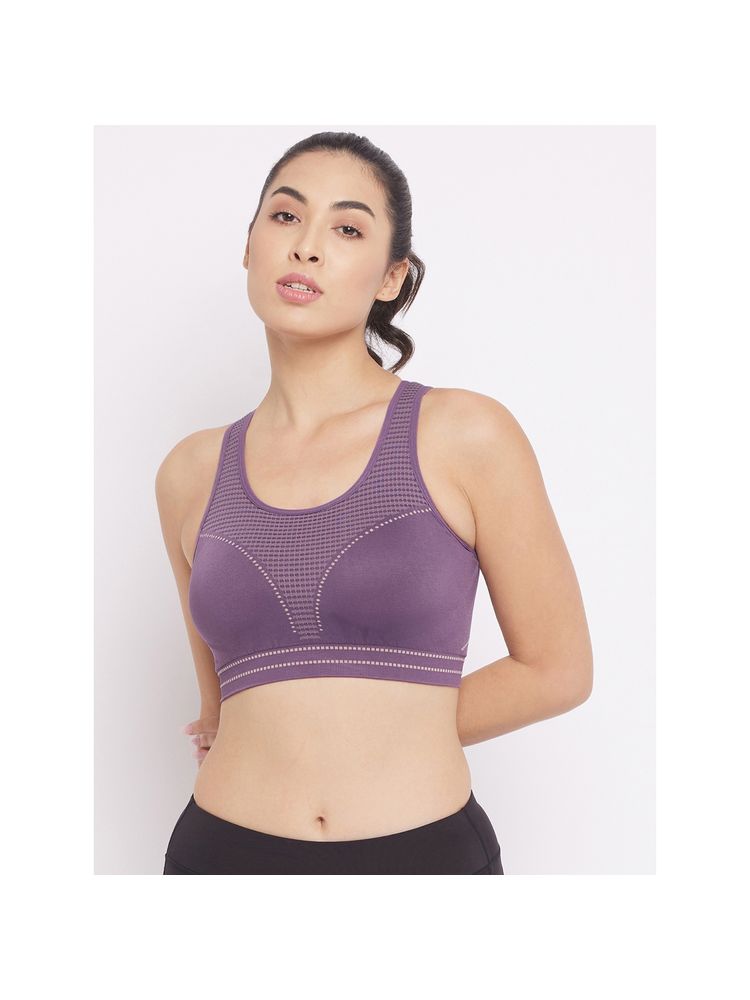 C9 Airwear Womens Active Sports Bra With Pads - Purple-picture-17