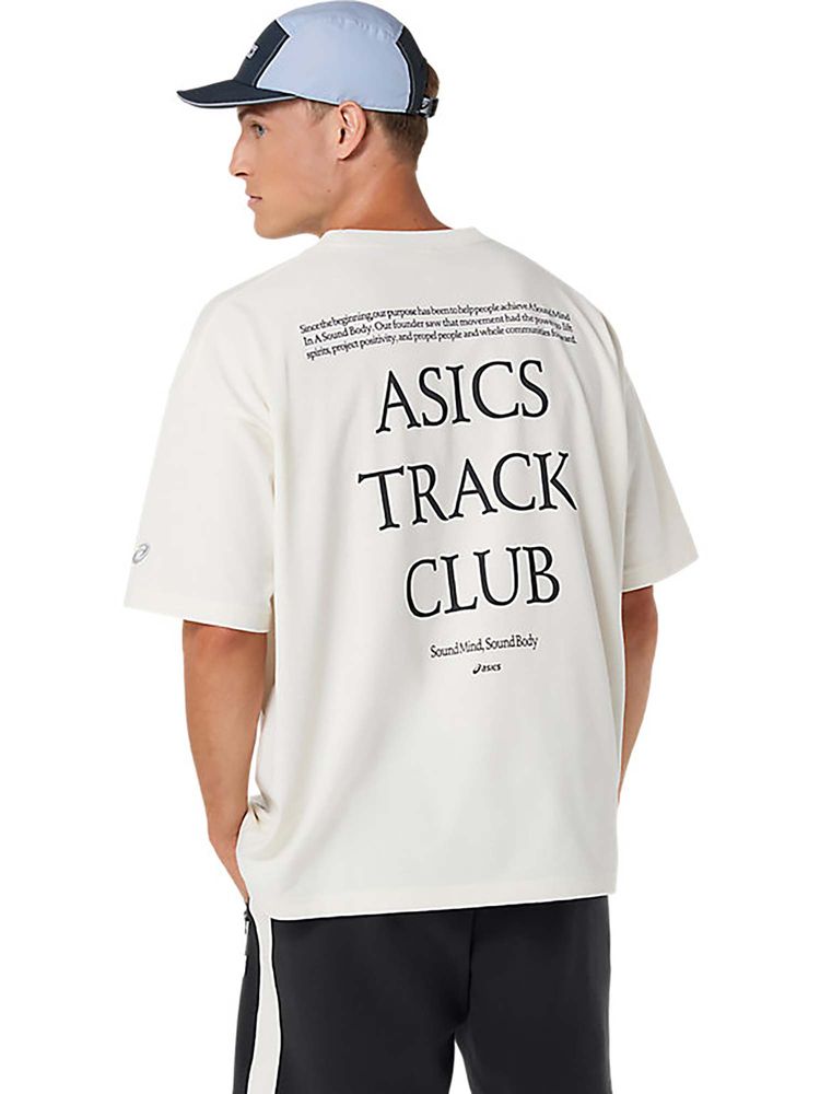 ASICS White Cotton Relaxed T-Shirt-image-5