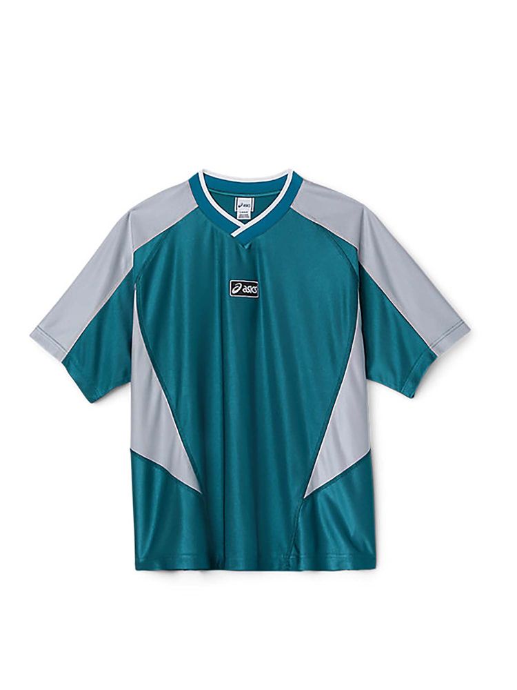 ASICS Teal Polyester Relaxed T-Shirt-picture-18