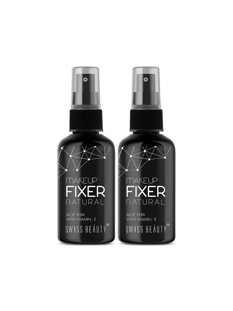 Swiss Beauty Long Lasting Professional Misty Finish Makeup Fixer Setting Spray Pack Of 2