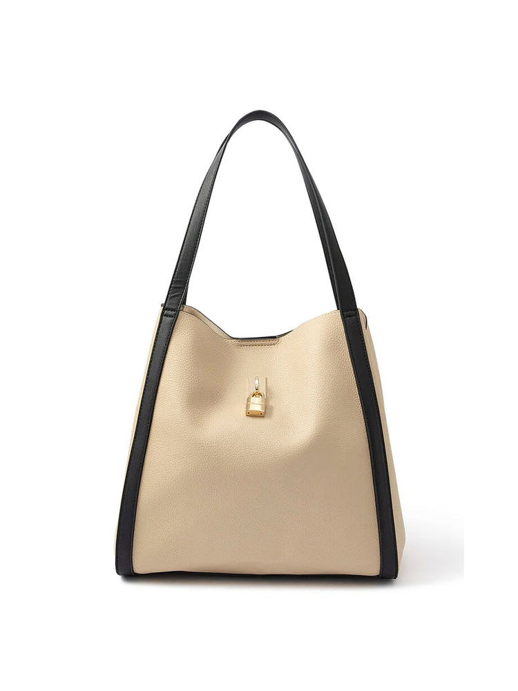 Accessorize London Womens Faux Leather Multi Color Padlock Shoulder Bag-image-27