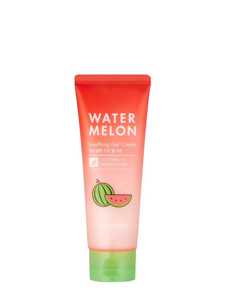 TONYMOLY Korean Watermelon Soothing Gel Cream to Hydrate & Repair Tired, Sun-Damaged Skin-picture-4