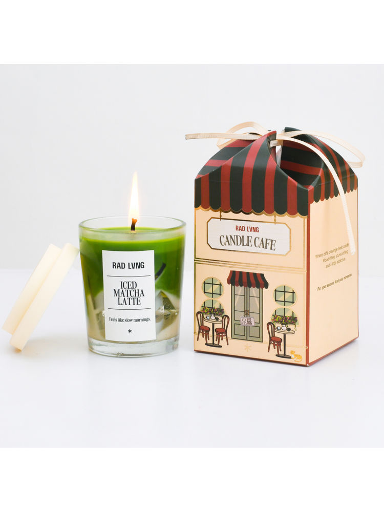 Rad Living Iced Matcha Latte Sweet Petite Vanilla Scented Candle-picture-15