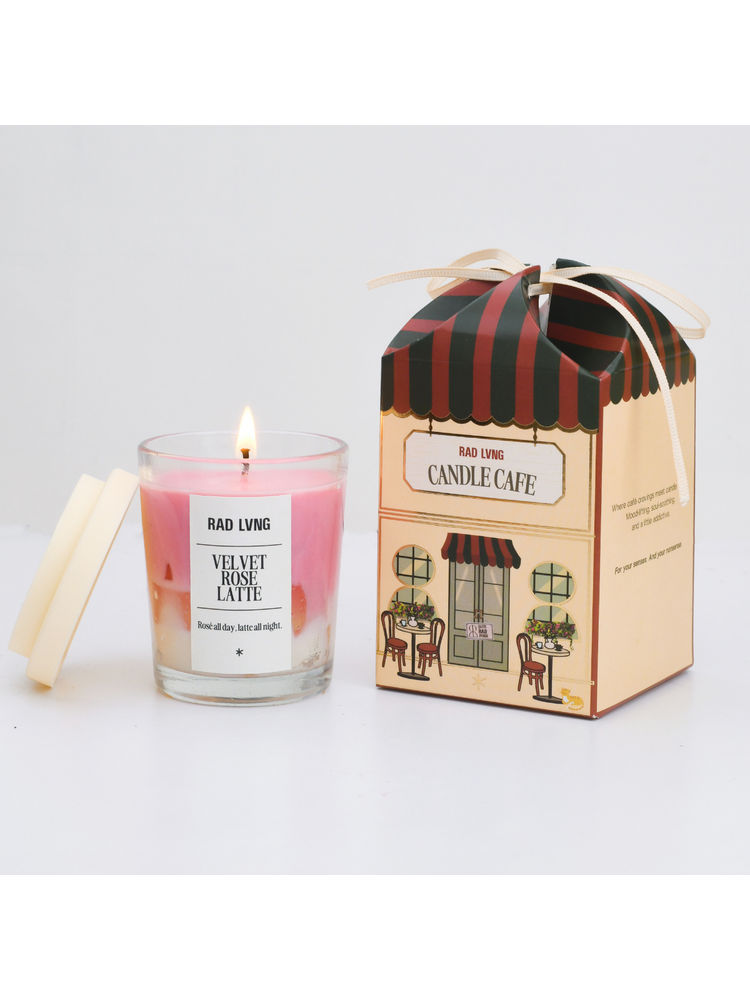 Rad Living Velvet Rose Latte Petite Scented Candle-image-1