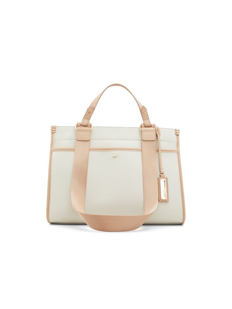 Aldo ADALIMA Womens Off White & Beige Handbag-image-17