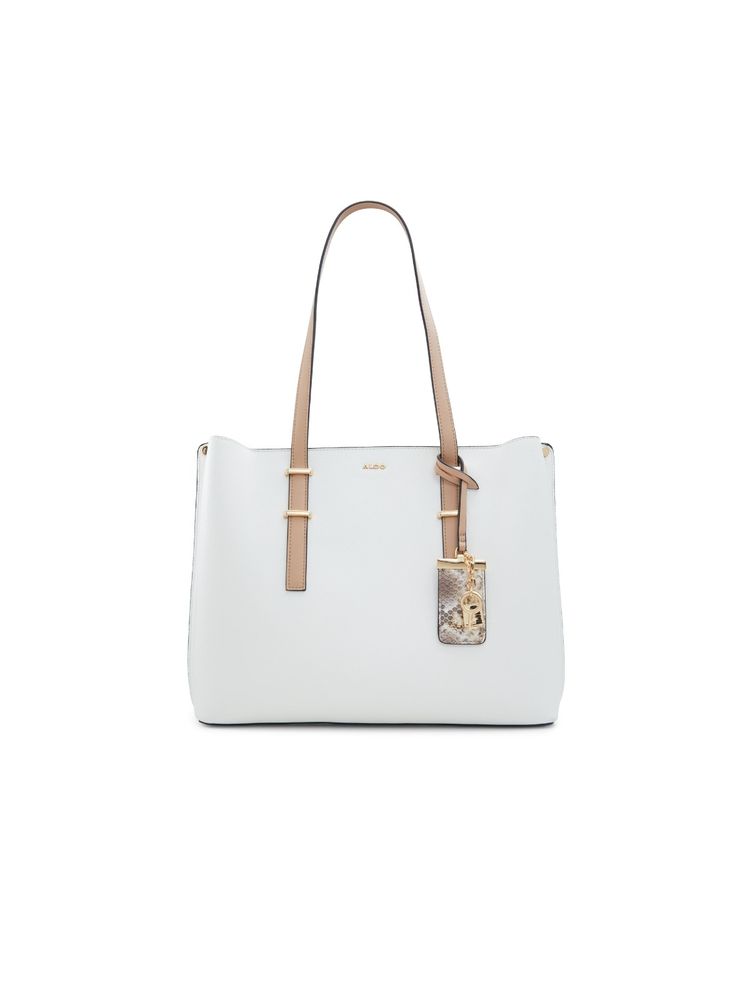 Aldo GOWORTH Womens White & Beige Handbag