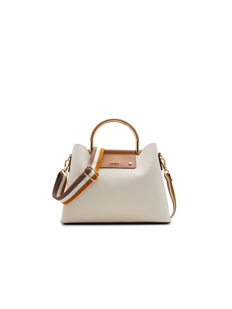 Aldo SLOANA Womens Beige & Tan Satchel-image-7