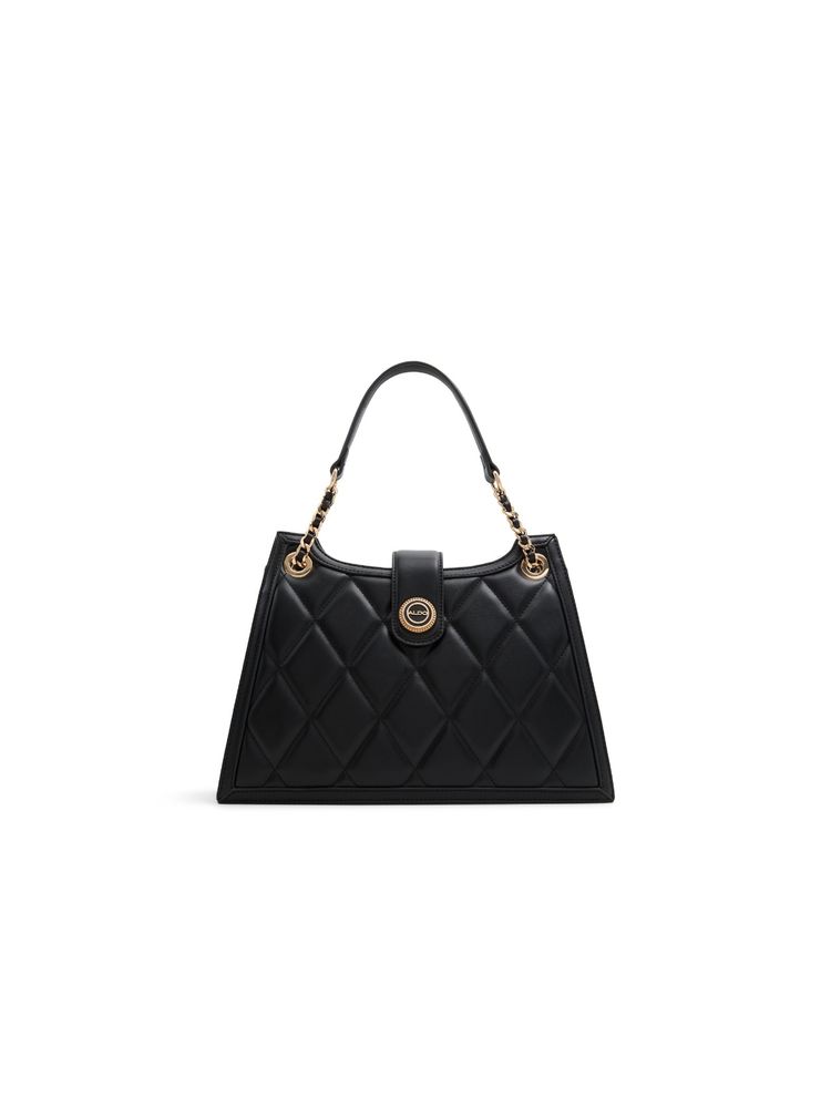 Aldo ZAONNA Womens Black Satchel-picture-3